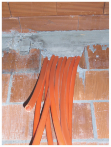 POLYETHYLENE TUBING FOR ELECTRICAL INSTALLATION IN CONCRETE